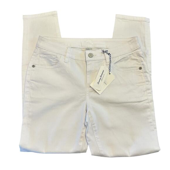 Tommy Bahama Womens New White Ana Twill Ankle Jeans 4 - Picture 2 of 6